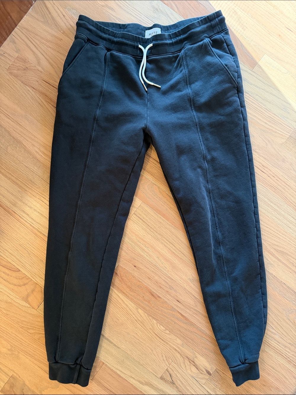MATE the Label Black Drawstring Joggers
